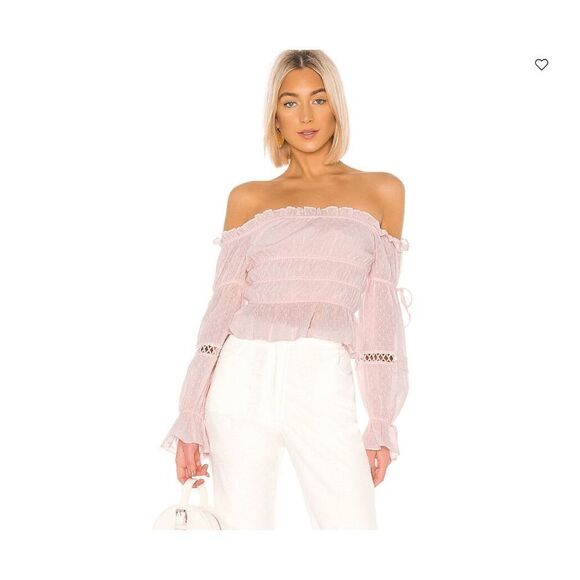 MAJORELLE Tops - Majorelle Harrison Top in Baby Pink Size S